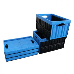 Collapsible Plastic Storage Crates