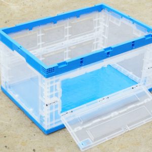 collapsible box with lid