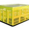 collapsible crate with wheels