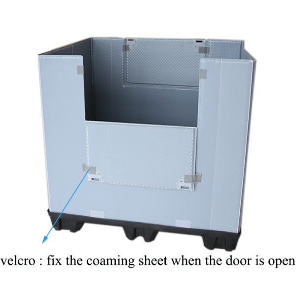 collapsible plastic box pallets