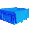 collapsible plastic crate on wheels