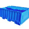 collapsible plastic crate on wheels