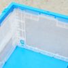 folding crate with lid