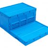 folding crate with lid