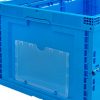 folding plastic pallet container