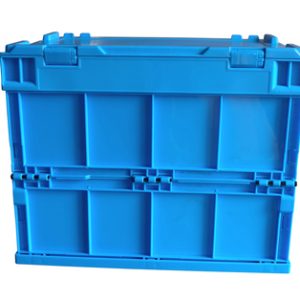 folding plastic storage crate