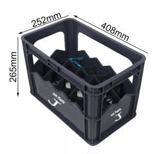 Plastic beer bottle crate