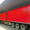 Plastic beer bottle crate shipment