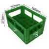 plastic milk crates 24 bottle