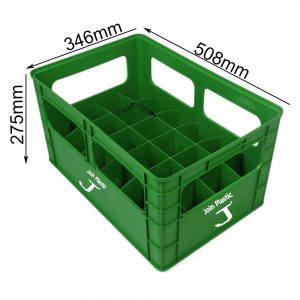 plastic milk crates 24 bottle